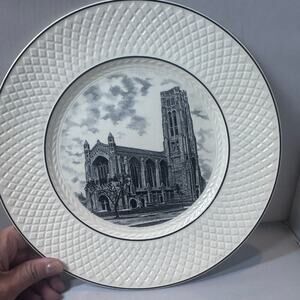 Vintage Spode Copeland Memorial Chapel at University of Chicago plate